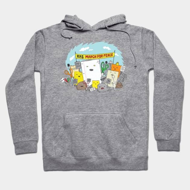 Paper Hugs Rock Hoodie by Made With Awesome